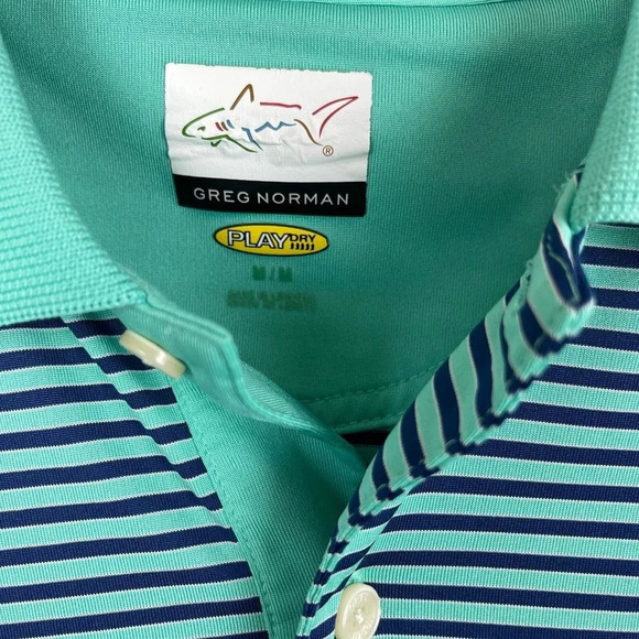 Greg Norman Men Short Sleeve Polo Shirt Size‎ M - Picture 3 of 6